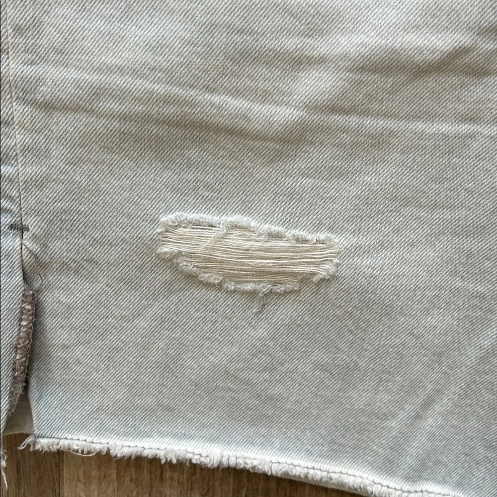 Edwin button up shorts Light Blue Jean Shorts NWT - Picture 5 of 8